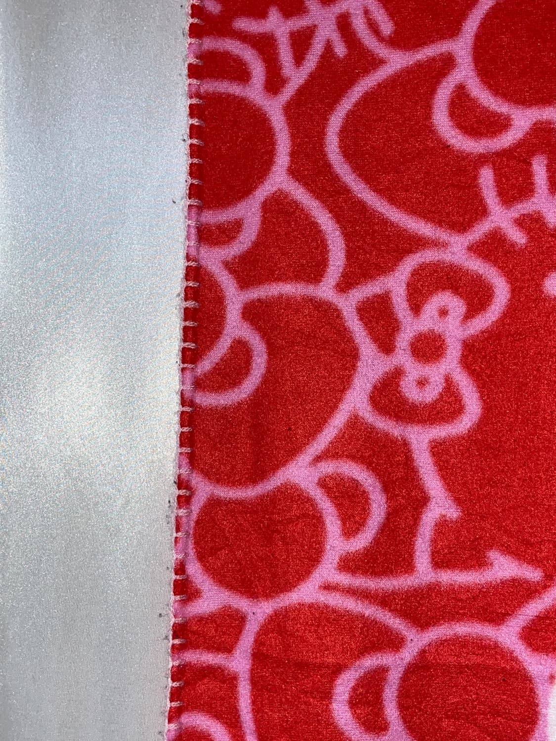 헬로키티 담요 레드 고전 갸루 방꾸 상품이미지2