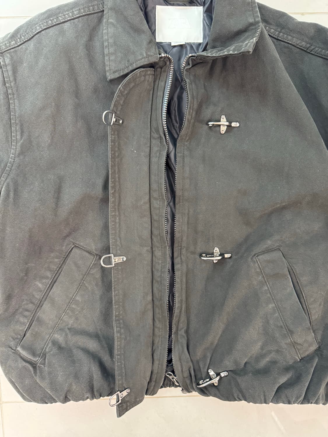 자라 크롭핏 자켓 상품이미지5