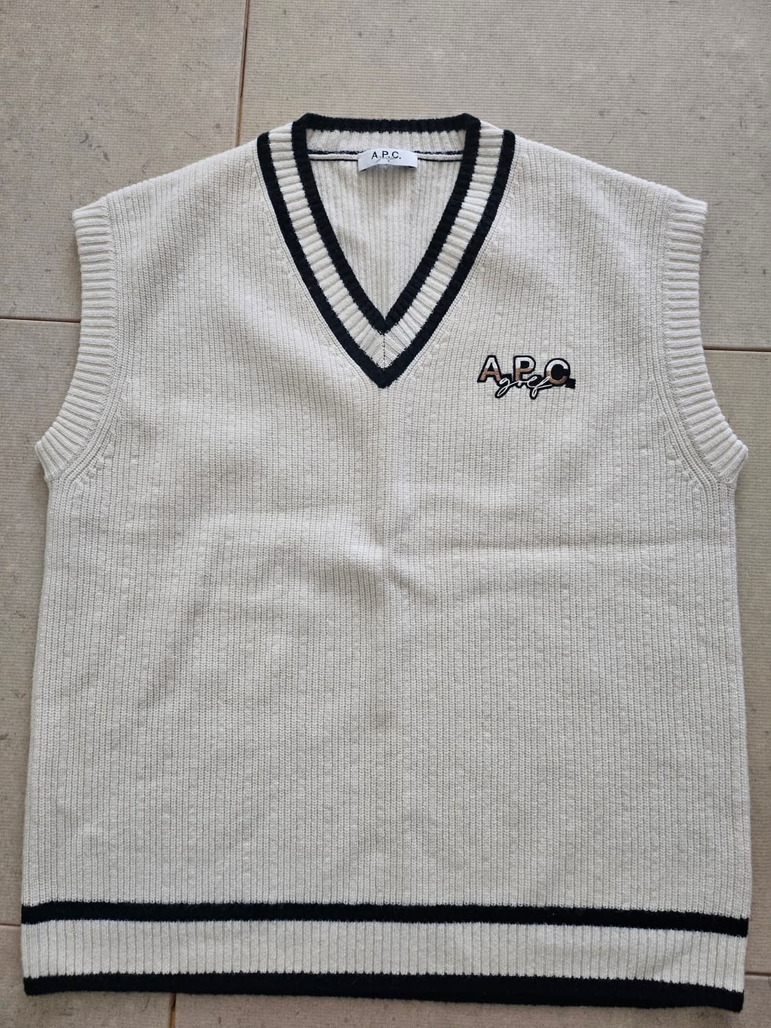 A.P.C.골프니트울조끼 상품이미지1