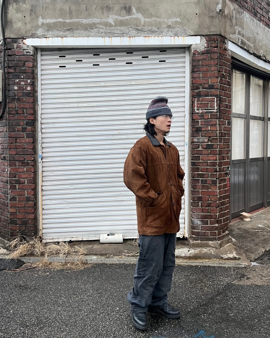 90s coney island suede jacket 상품이미지3