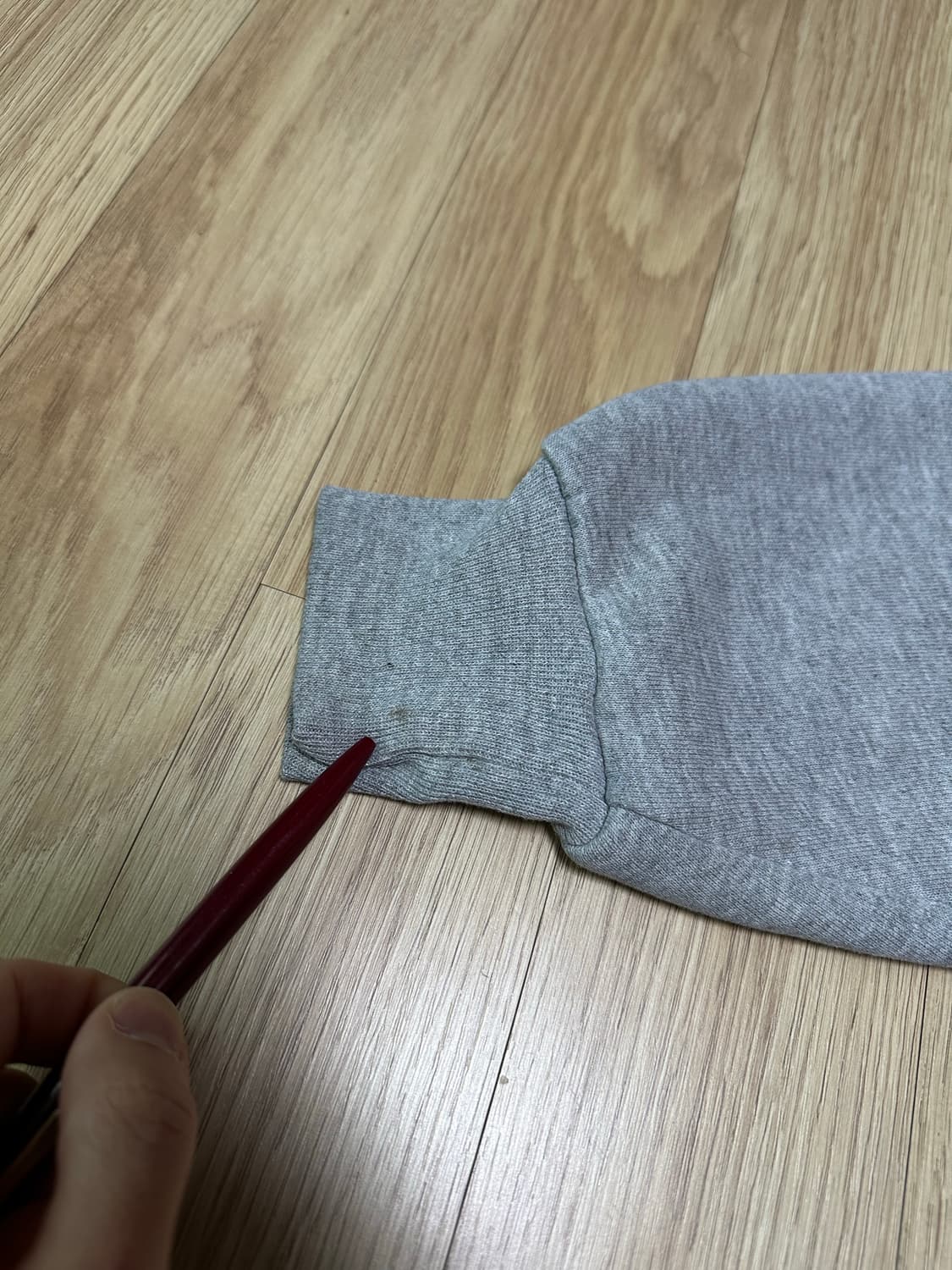 90s 빈티지 러셀 후드 그레이 XL 상품이미지10