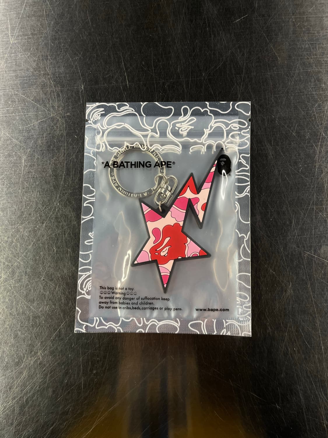 새상품 베이프 스타키링 핑크카모 상품이미지1