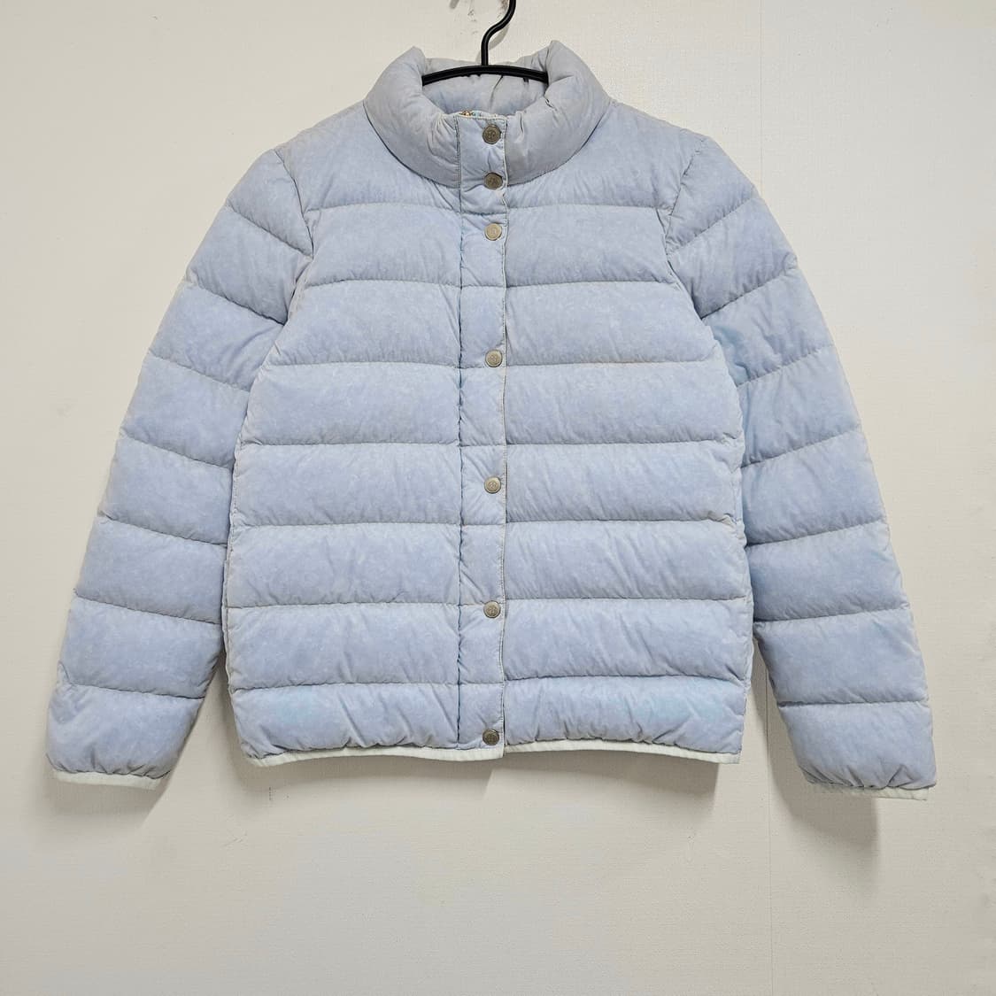 알마니 스카이블루 하늘색 덕다운 경량패딩 85-90 상품이미지1