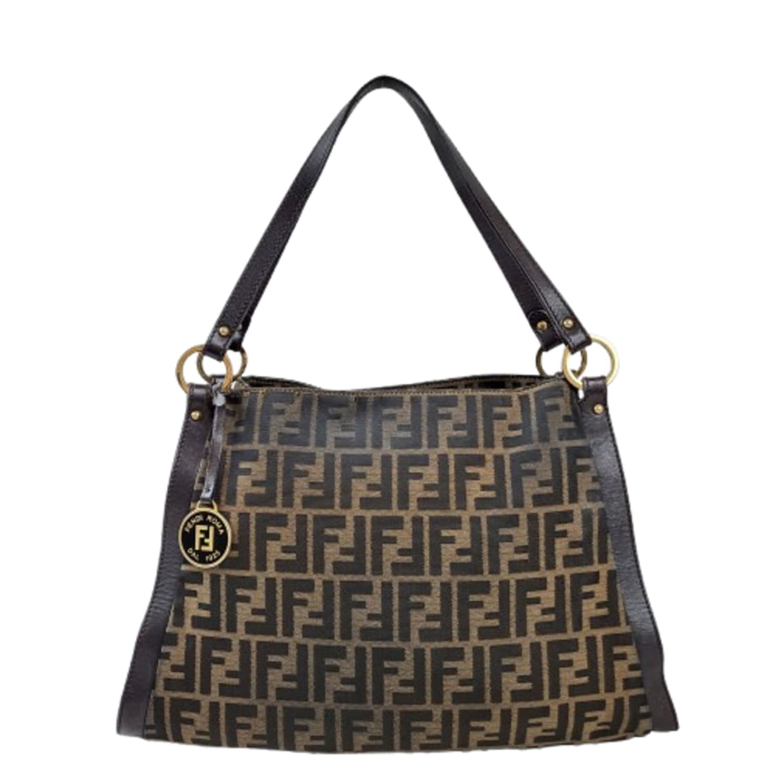 정품 펜디 FF 주카 타바코브라운 스퀘어백  상품이미지1