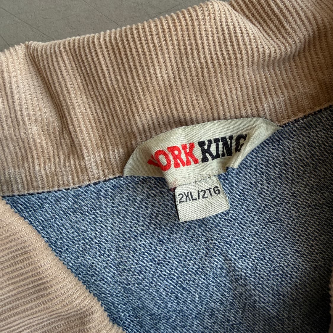 vtg 코듀로이 카라 트러커 자켓 상품이미지5