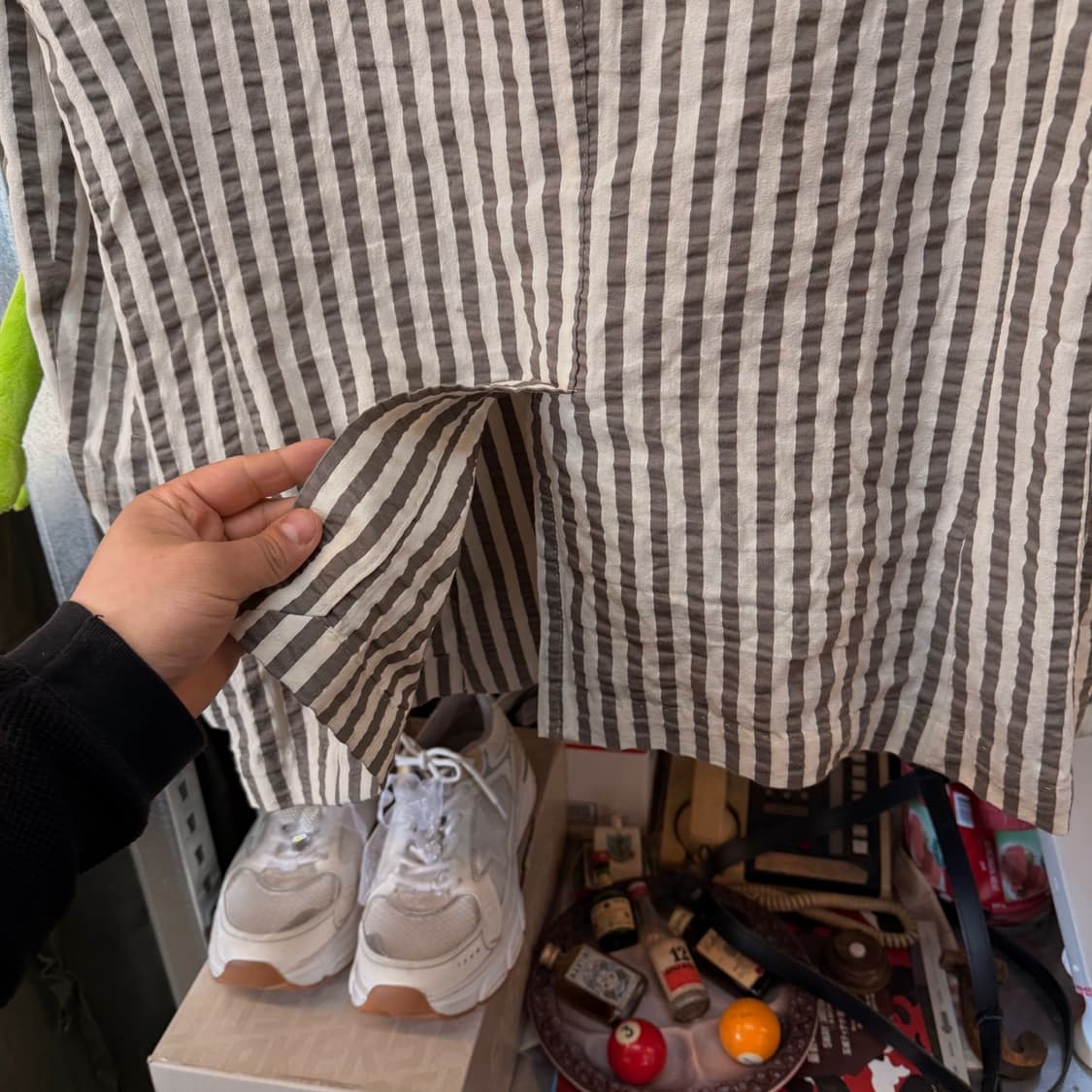 파올리니 컨템포러리 이탈리아 브랜드 시어서커 실크혼방 자켓 블레이저  2 상품이미지4