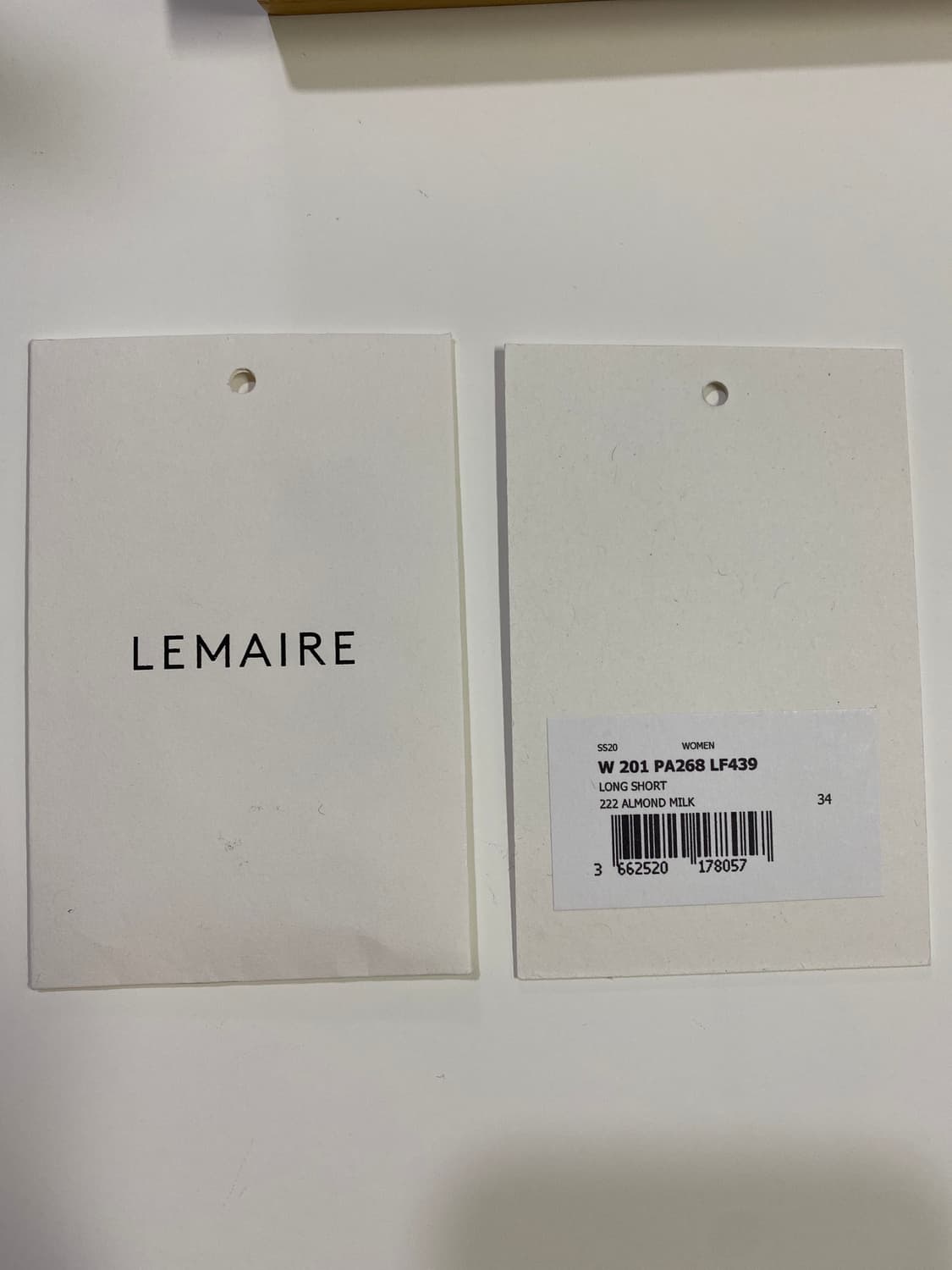 르메르 아이보리 와이드 스커트 팬츠 34 상품이미지6