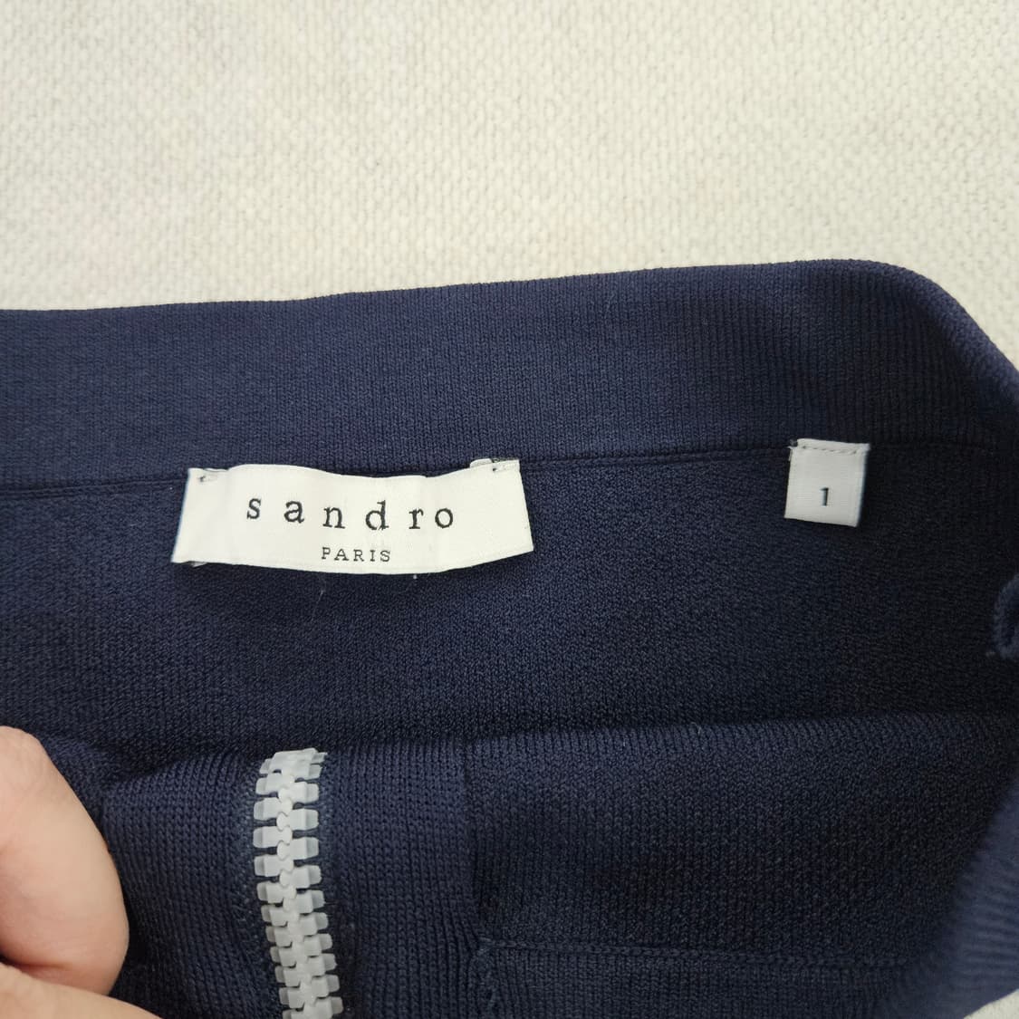 [1] Sandro 산드로 A라인 지퍼 클로저 미니 스커트 0116Y1 상품이미지3