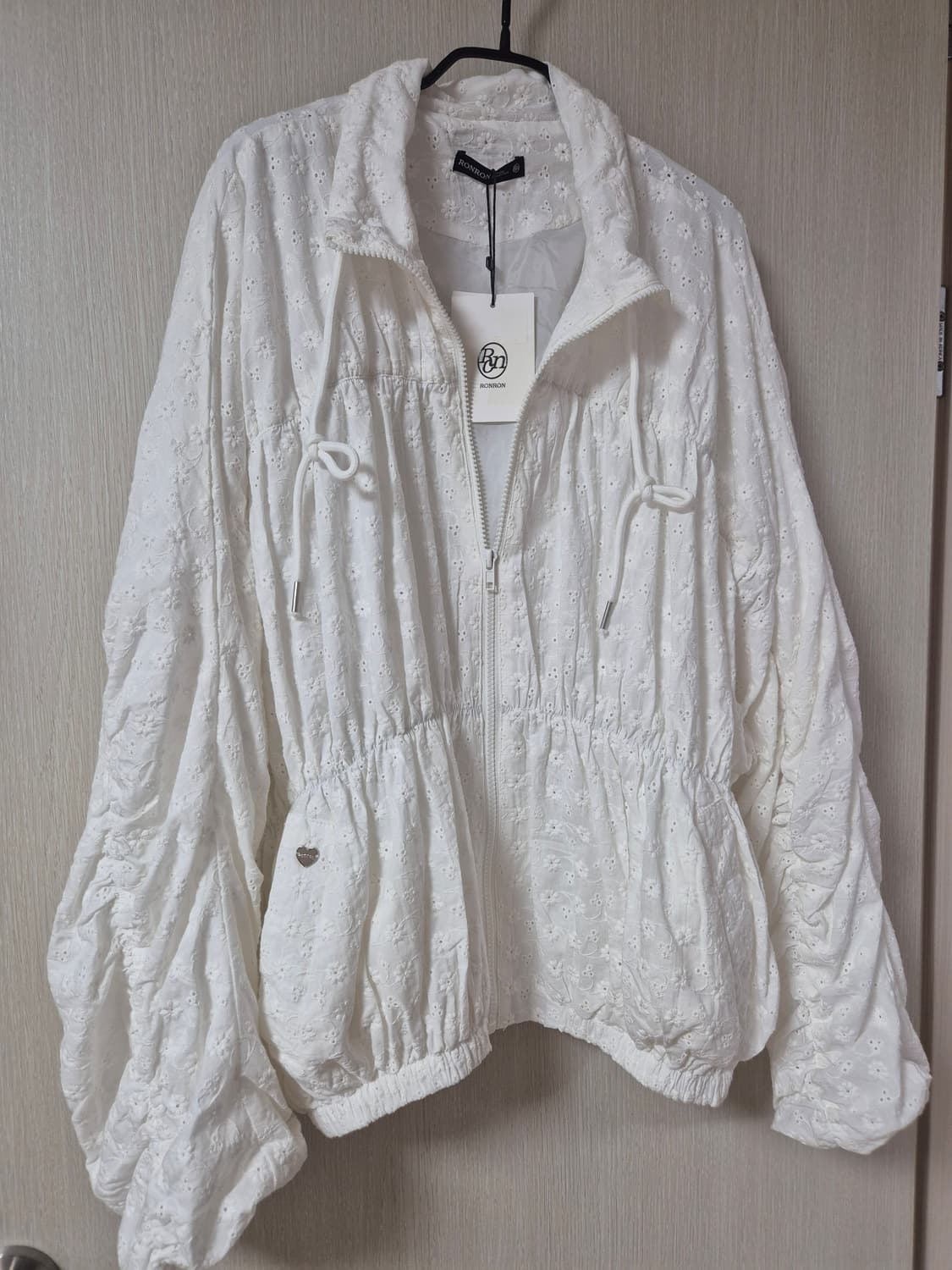 (새제품) 론론 ronron 스프링 윈드점퍼 레이스 자켓 상품이미지5