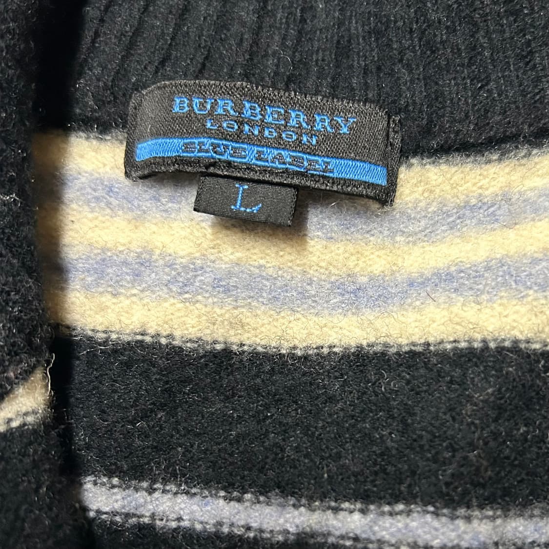 버버리 블루라벨 일본판 정품 여성 니트 자켓 100 상품이미지4