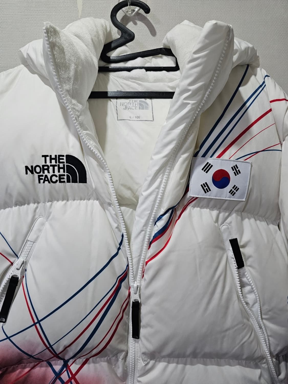 노스페이스 밀라노 올림픽 팀코리아 국대 단복 패딩 100/L 상품이미지3