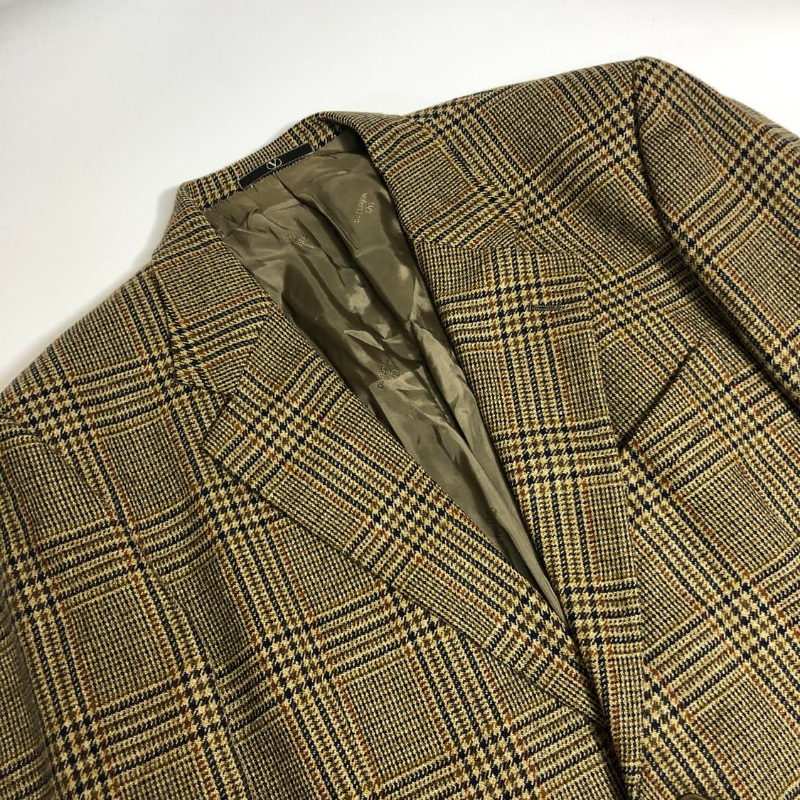 발렌티노 체크 블레이저 자켓 L 상품이미지3