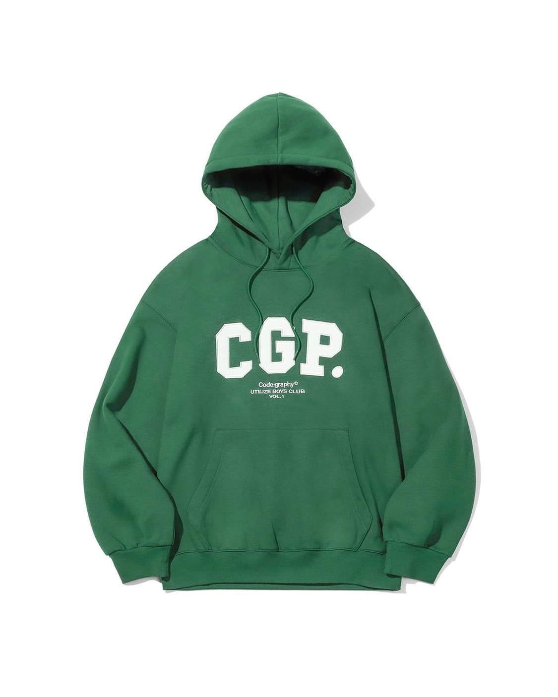 코드그라피 CGP 아치 로고 후디 그린 논기모 M 상품이미지2