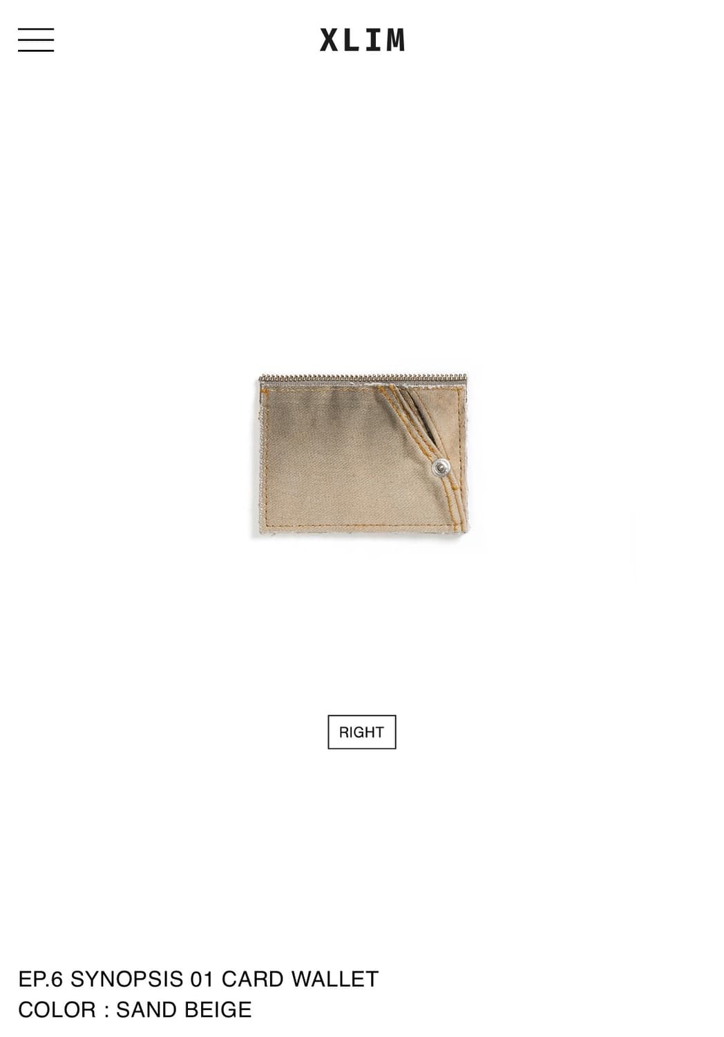 XLIM EP.6 synopsis 01 card wallet 상품이미지1