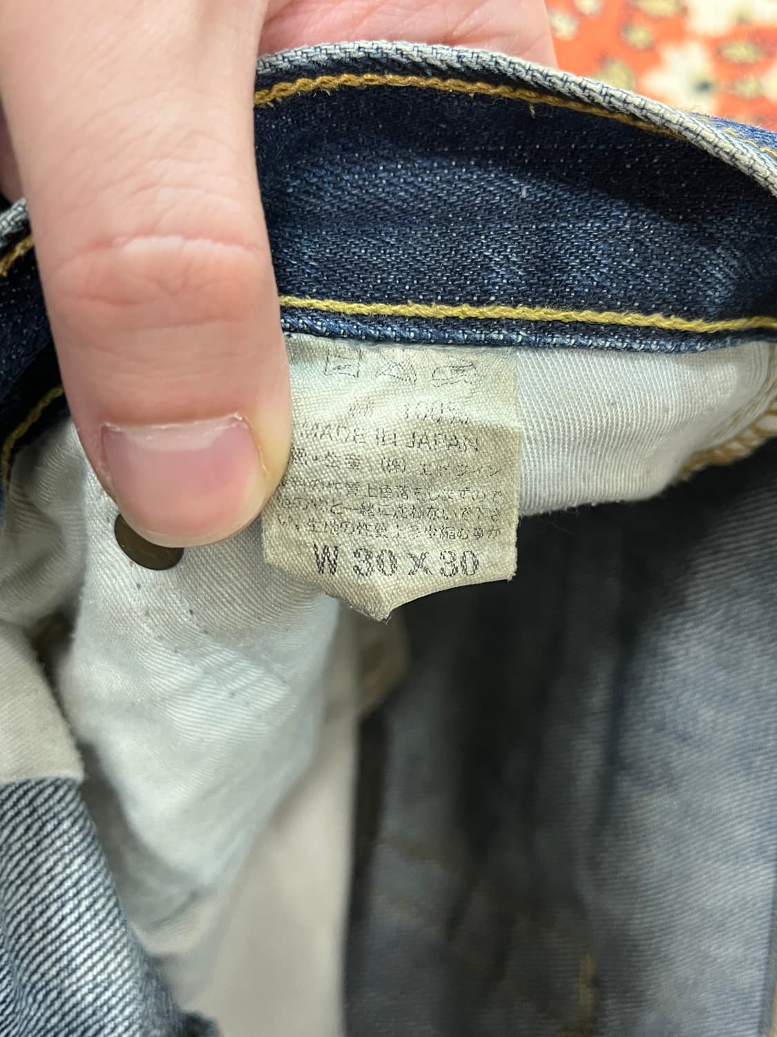[30] 리바이스 japan 빅E  501XX 코카콜라 콜라보 데님팬츠 상품이미지4