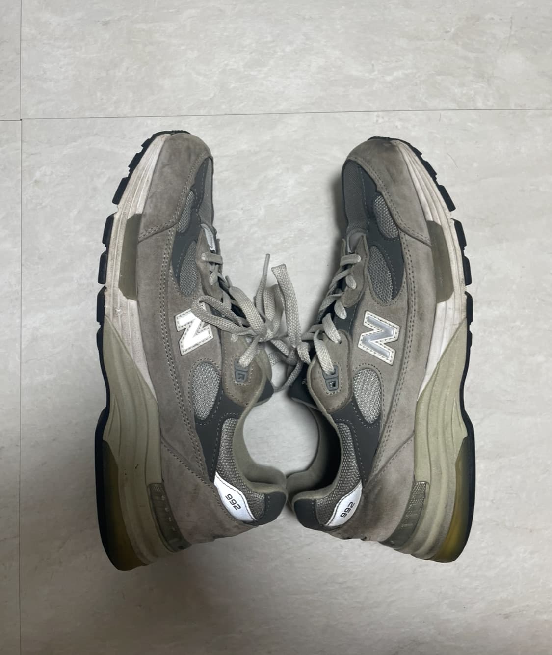 뉴발란스 992 그레이 280 염색품 상품이미지3