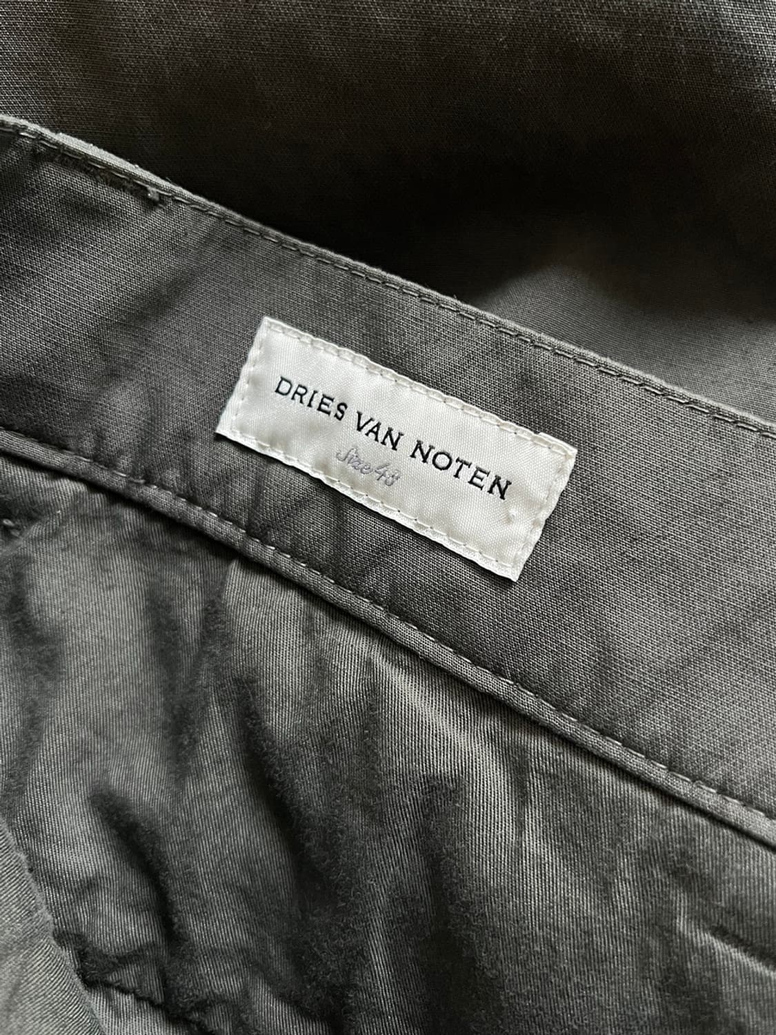 드리스 반 노튼 FW24 PAXFORD 가먼트 다이드 카고 팬츠 상품이미지4