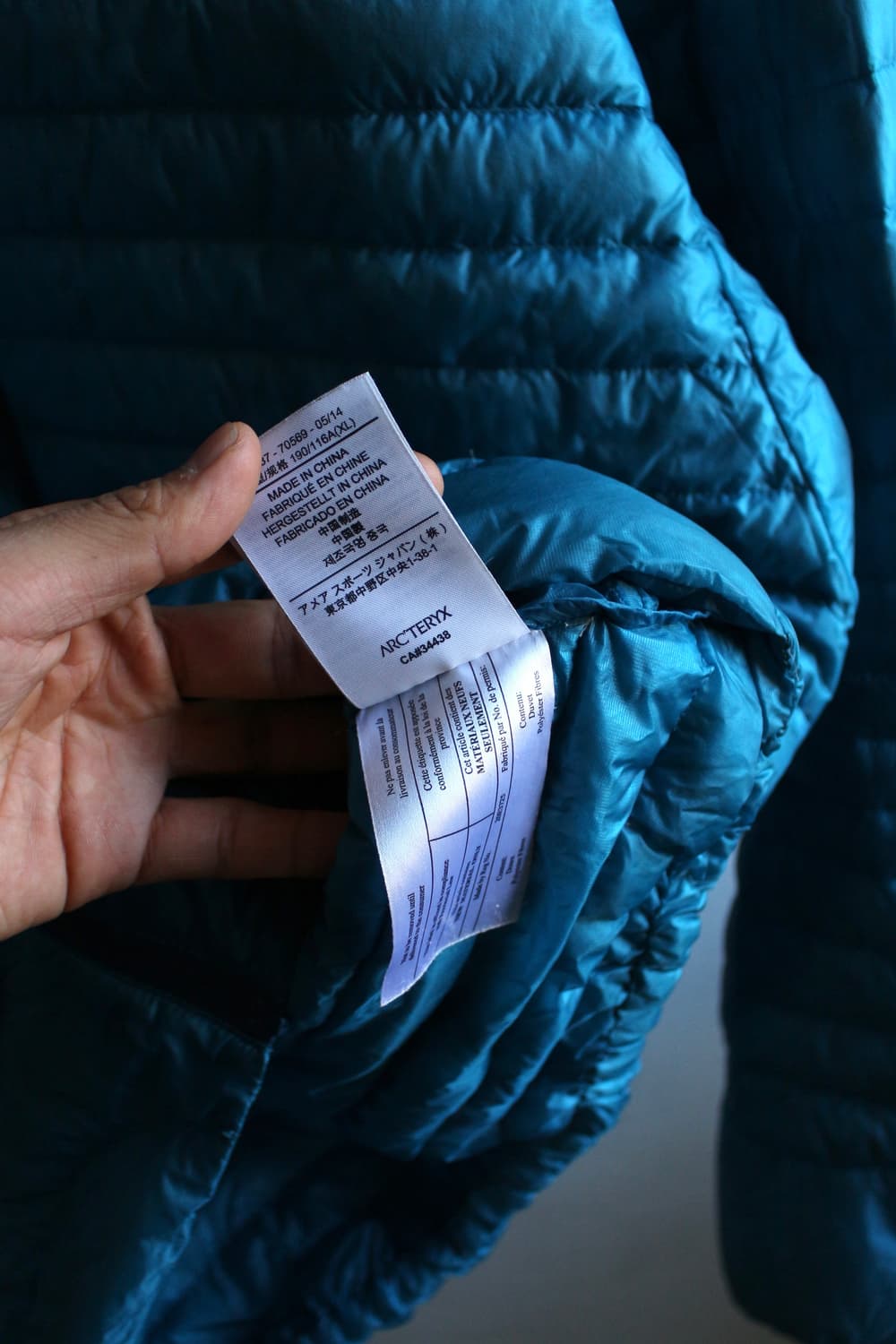 아크테릭스 세륨 SL 다운 패딩 상품이미지7