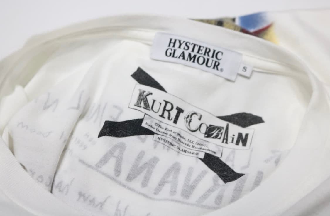 히스테릭글레머 커트코베인 프린팅 반팔 상품이미지7