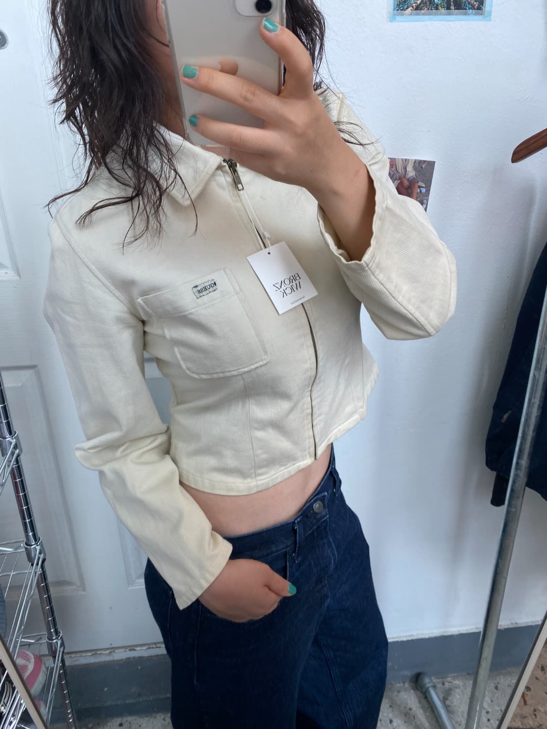 게스 크롭 자켓 (Woman XS) AB0343 상품이미지1