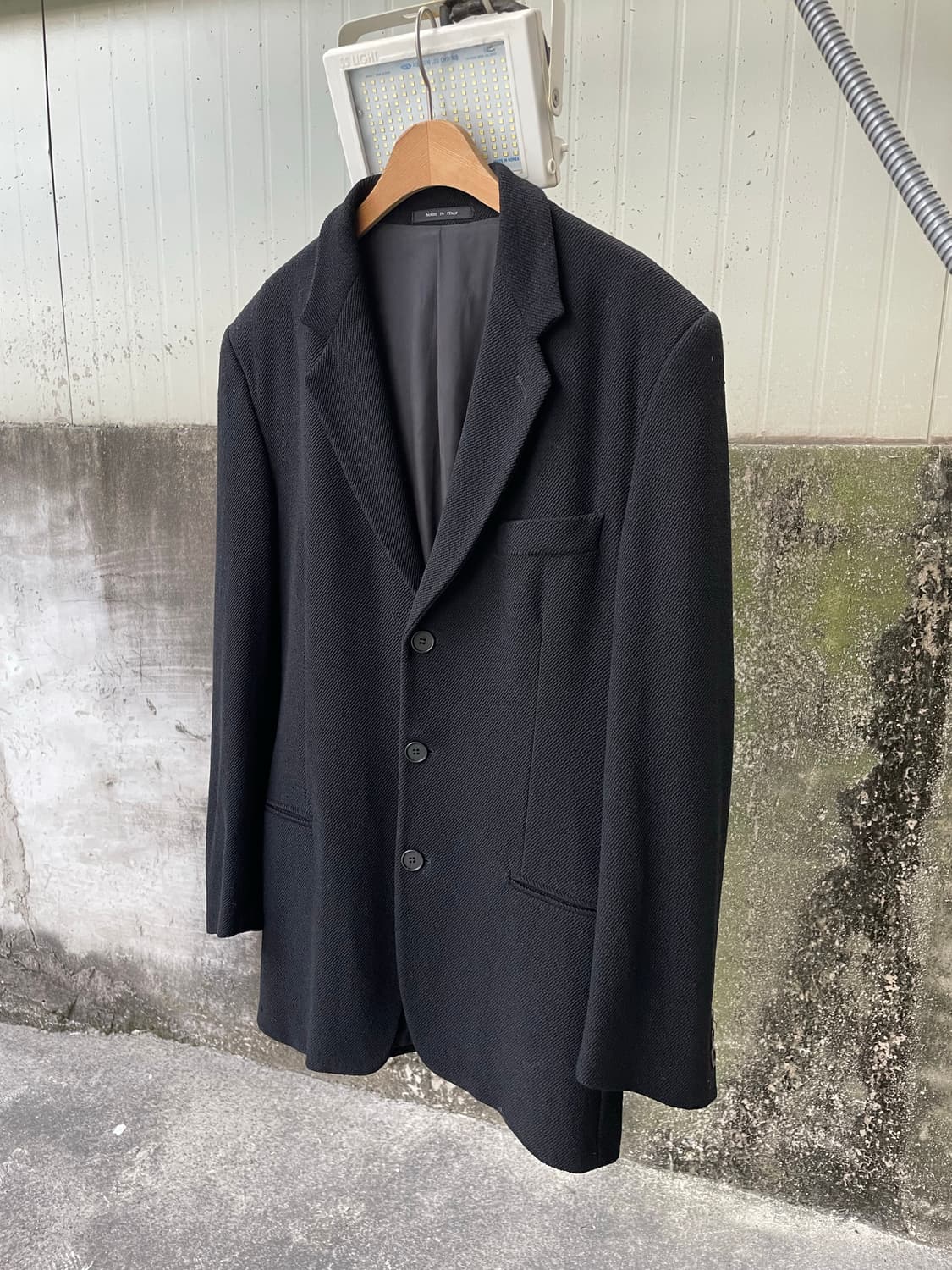 80-90's 알마니 아르마니 3버튼 블레이저 자켓 상품이미지4