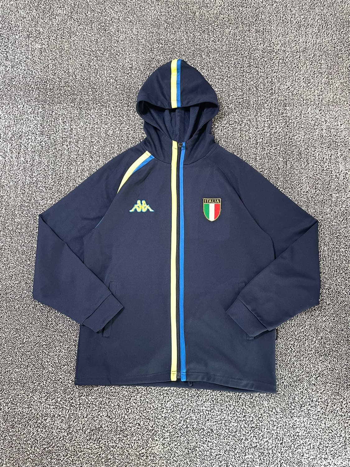 빈티지9. 카파 KAPPA 이탈리아 국대 트랙자켓 트랙탑 져지 네이비 상품이미지1