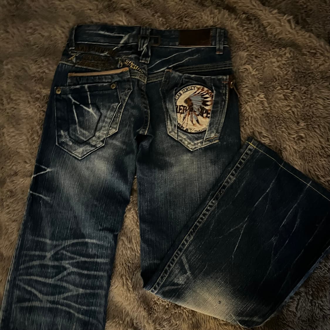 red pepper 레드페퍼 로우라이즈 부츠컷 데님 팬츠 상품이미지4