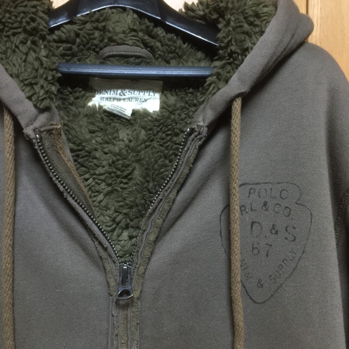 랄프로렌 빈티지 퍼 후드집업 상품이미지2