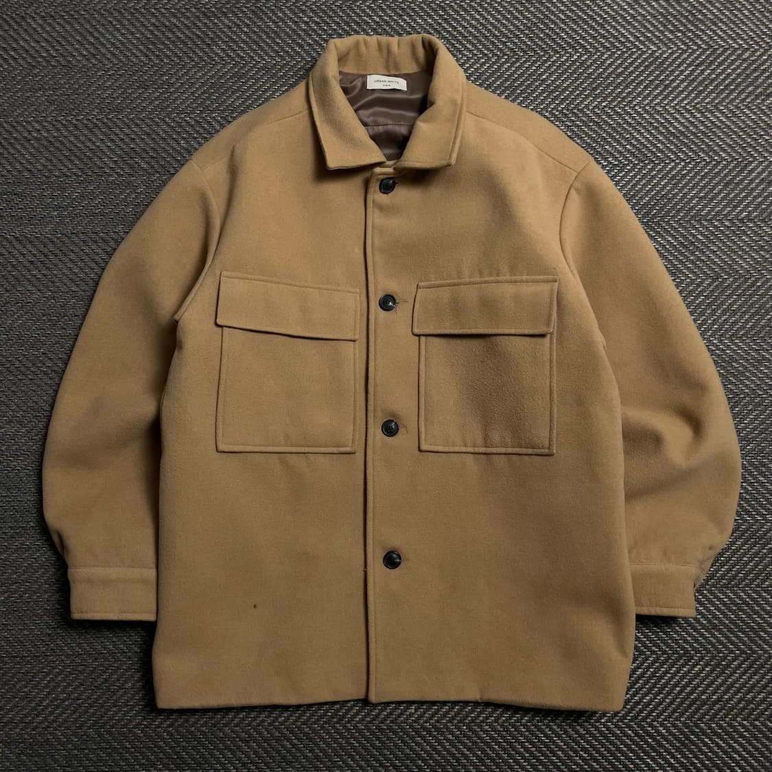 어반화이트 박시핏 모직 오버 셔츠 자켓y 5327 상품이미지1