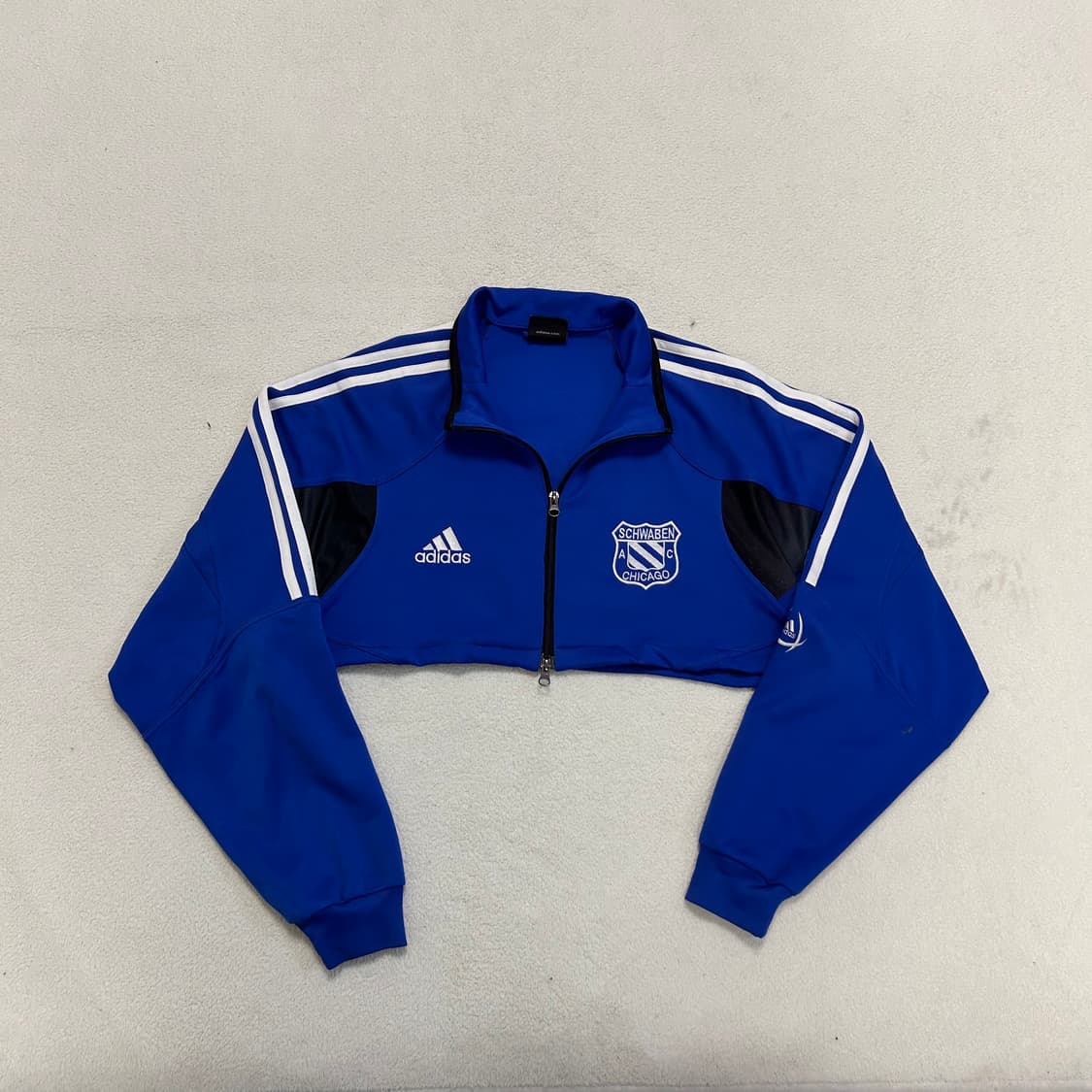 Adidas blue cropped custom jersey 상품이미지4