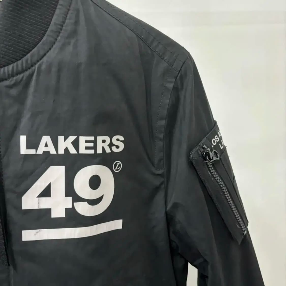 NBA LA레이커스 프린팅 MA-1 항공점퍼(95) 급처해요 상품이미지3