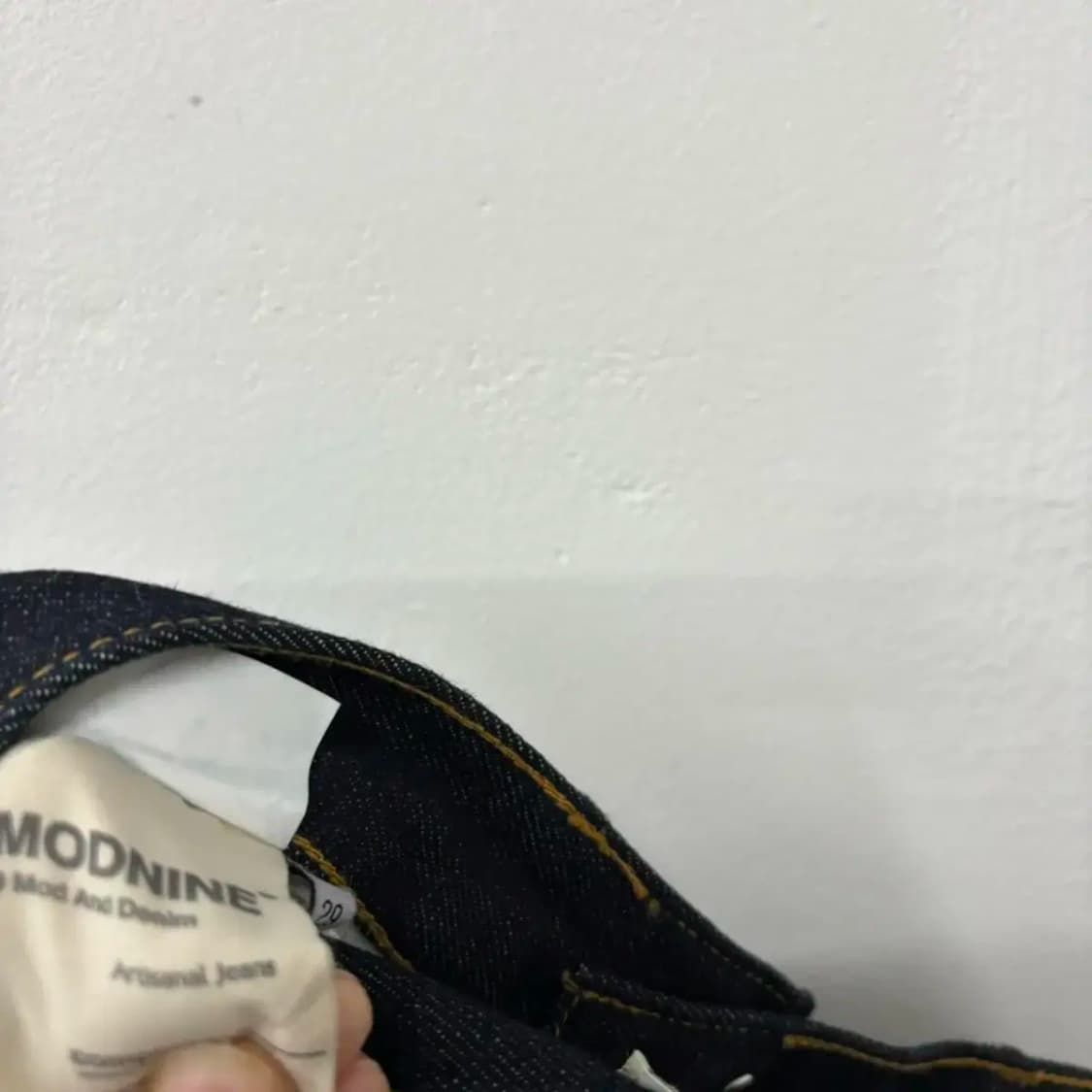 모드나인 mod.9 셀비지 진청바지 데님팬츠(28) 급처해요 상품이미지7