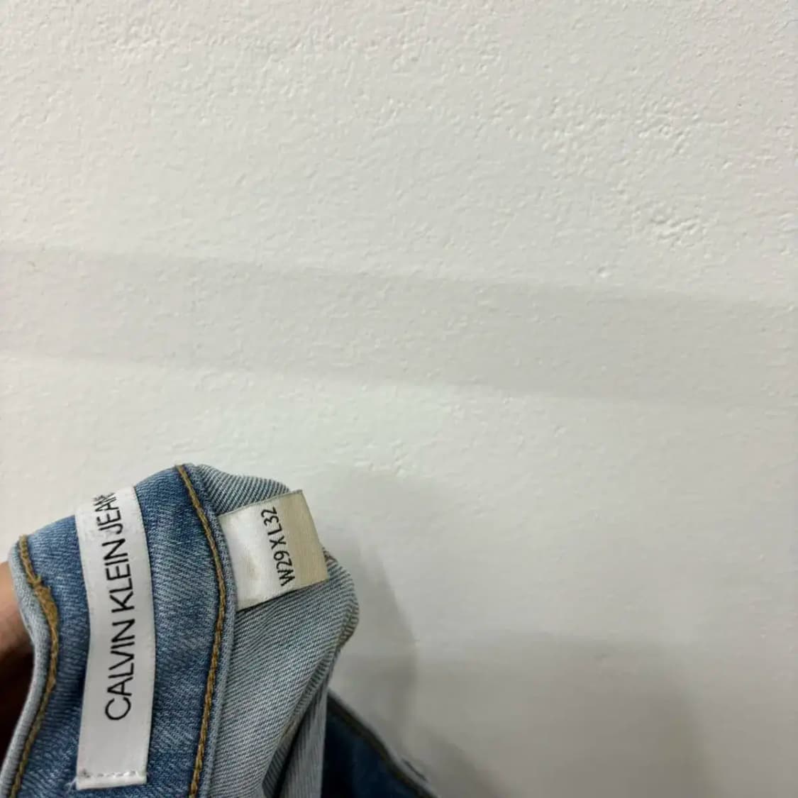 CK 캘빈클라인 스판 워싱 연청바지 데님팬츠(29) 급처해요 상품이미지8