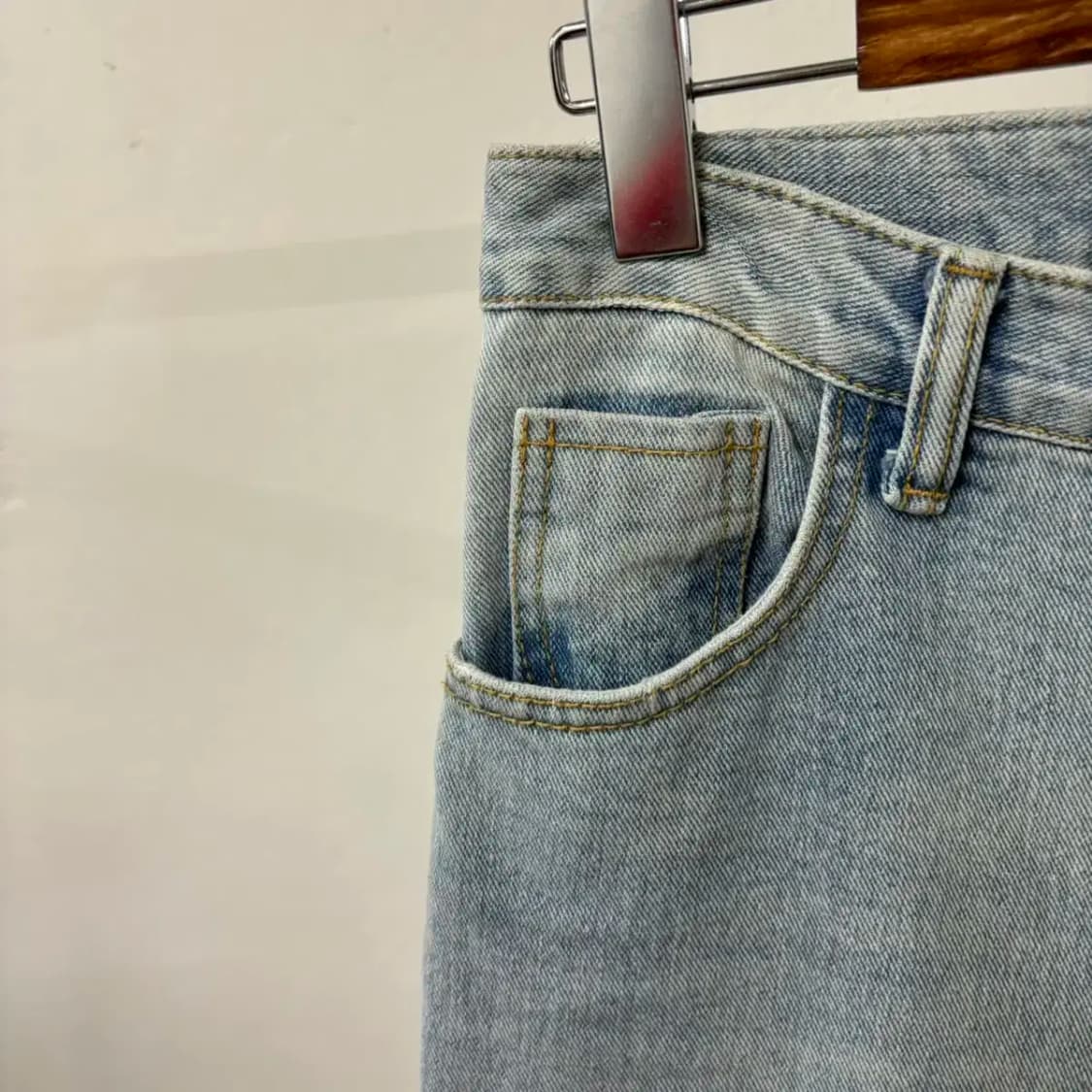 배드블러드 여성 연청바지 데님팬츠(26) 급처해요 상품이미지5