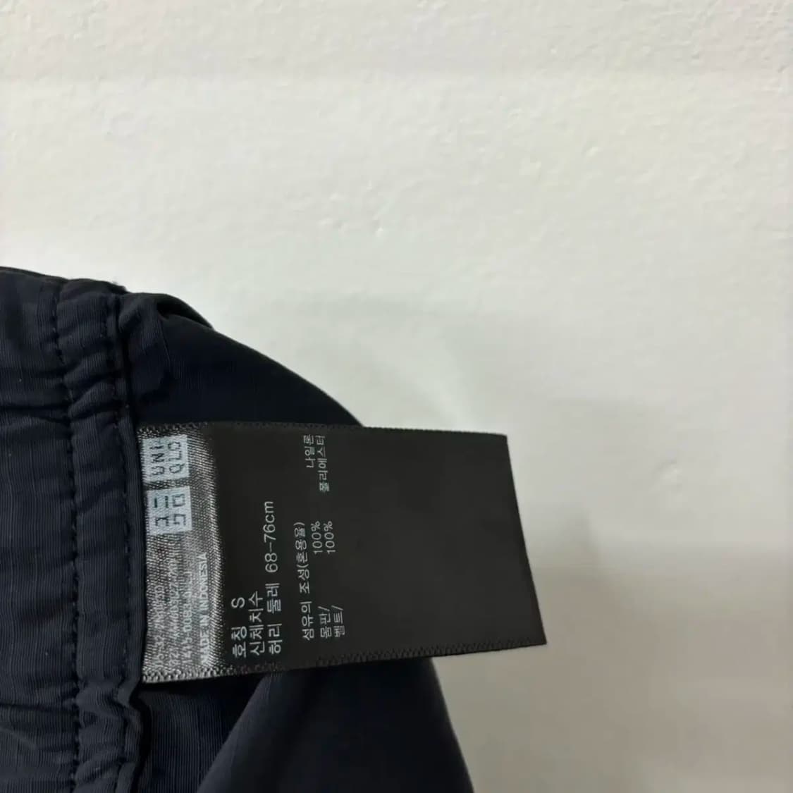 유니클로 블랙 나일론 반바지 숏팬츠(27) 급처해요 상품이미지7