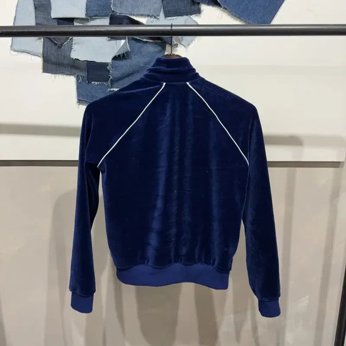 (80) 나이키 여성 벨벳 저지 집업 트랙탑 자켓 상품이미지3