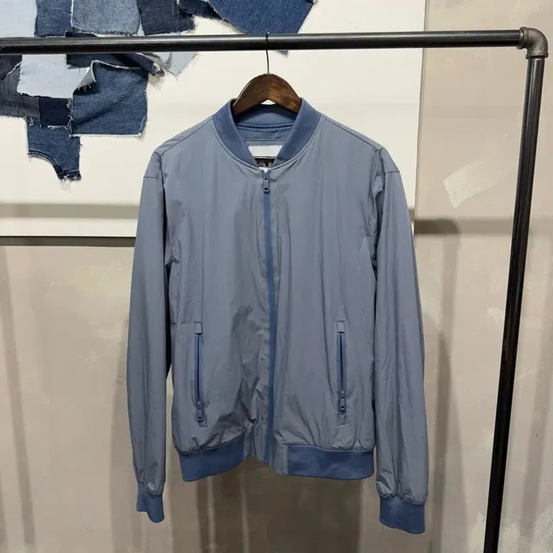 (M) 자라 ZARA 캐주얼 클래식 블루종 항공자켓 상품이미지1