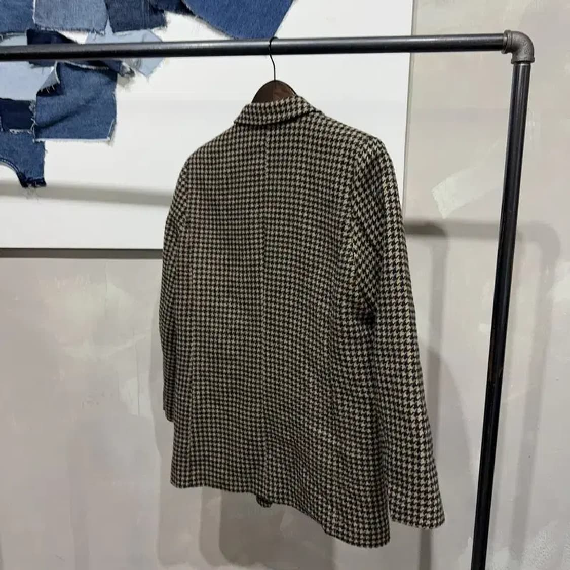 (36) 산드로 여성 캐주얼 울 하운드투스 자켓 블레이저 상품이미지3