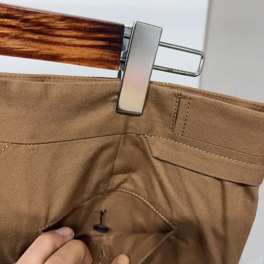 (34인치) 시스템옴므 한섬 클래식 캐주얼 면바지 치노팬츠 상품이미지4
