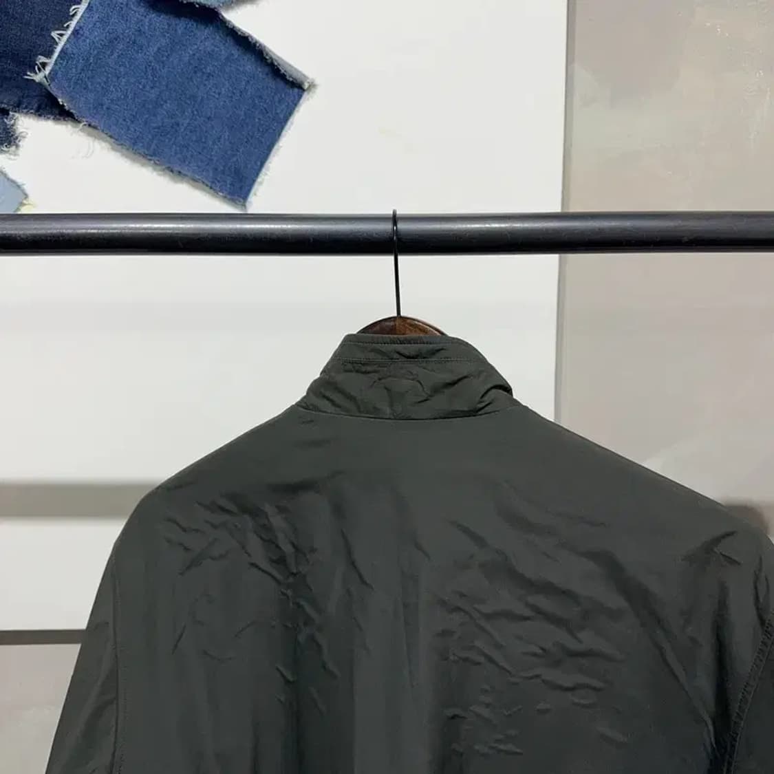 (95) 발렌시아가 올드스쿨 빈티지 명품 블루종 자켓 상품이미지5