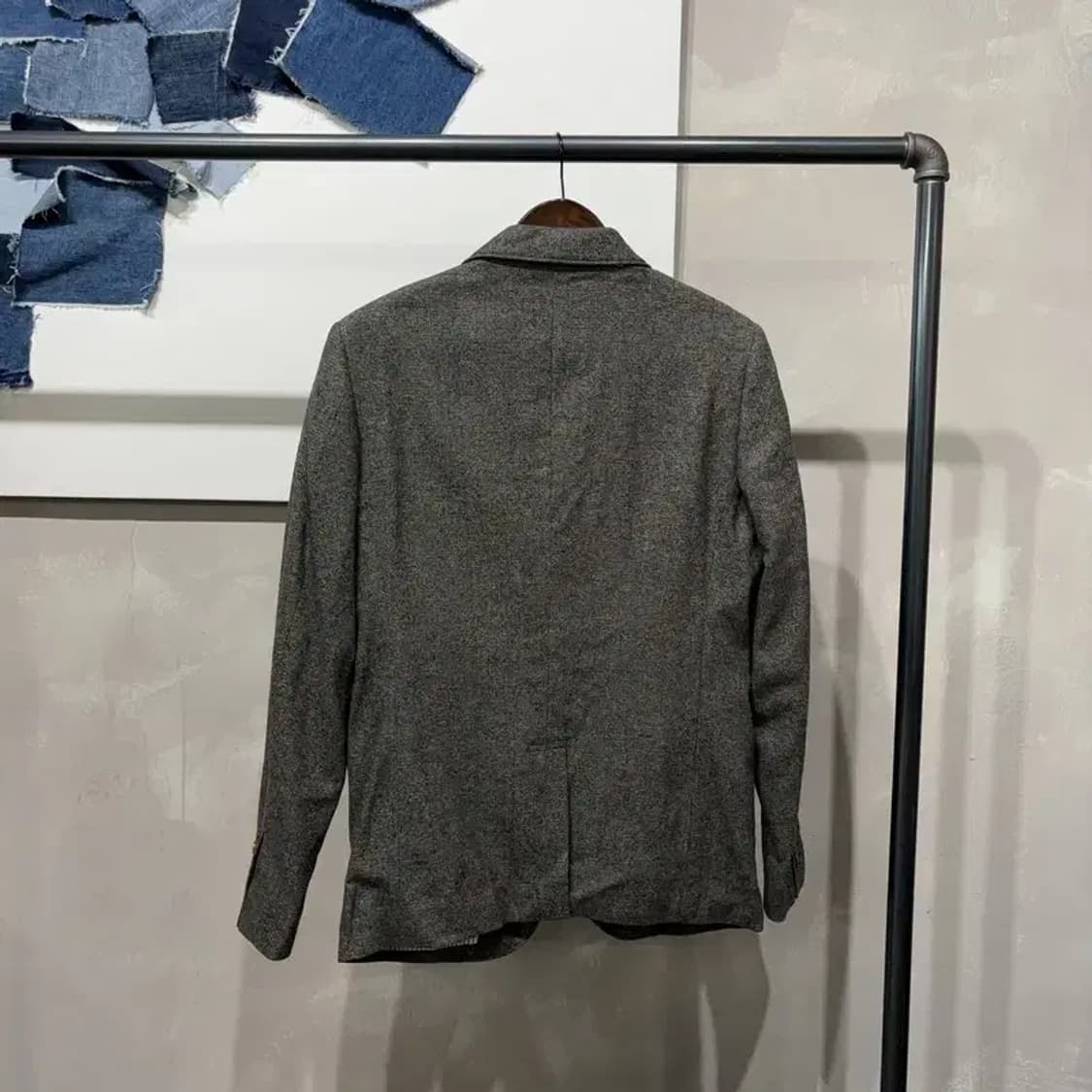 (95) 커스텀멜로우 캐주얼 클래식 모직 블레이저 자켓 상품이미지3