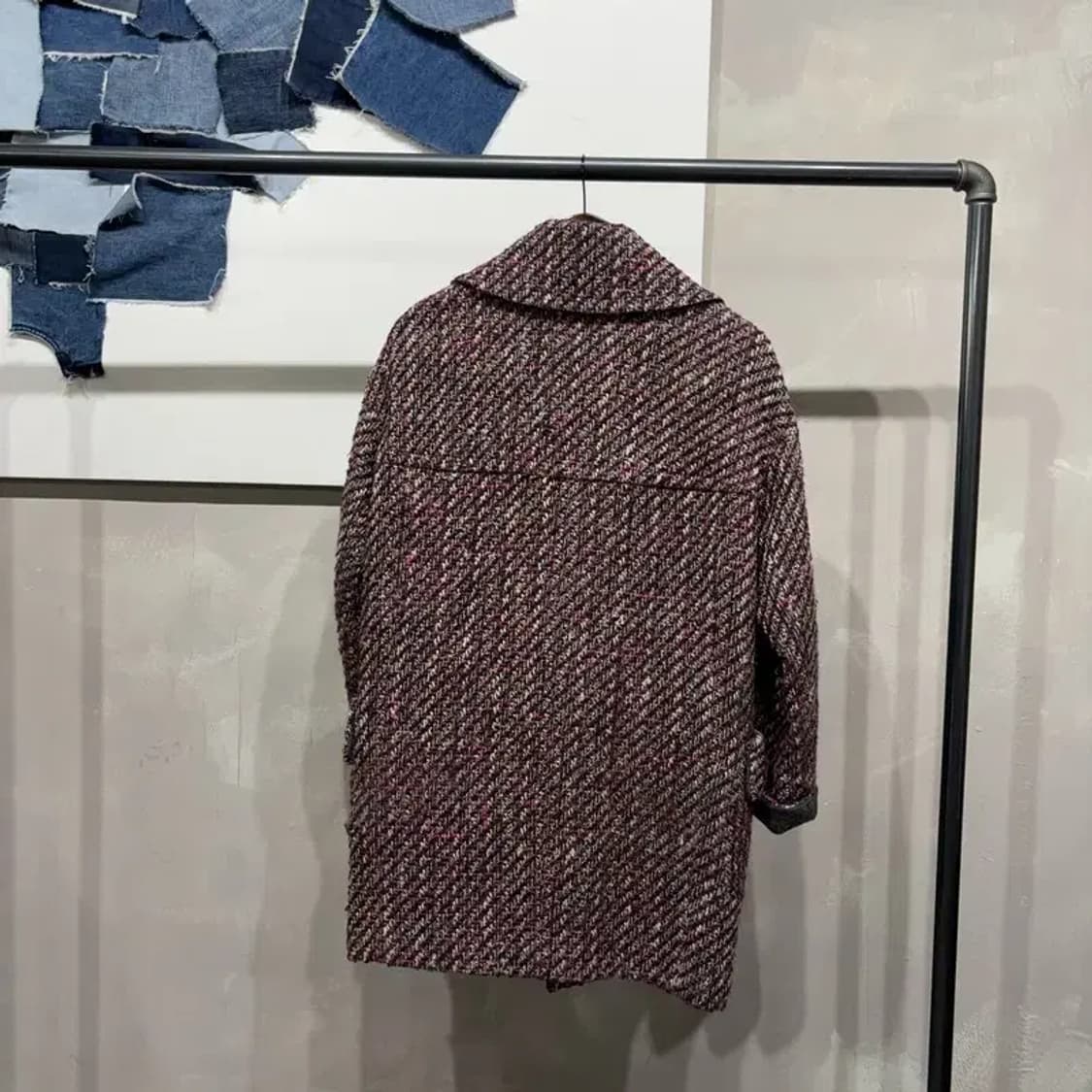 (90) SJSJ 한섬 여성 캐주얼 모직 더블 코트 상품이미지3