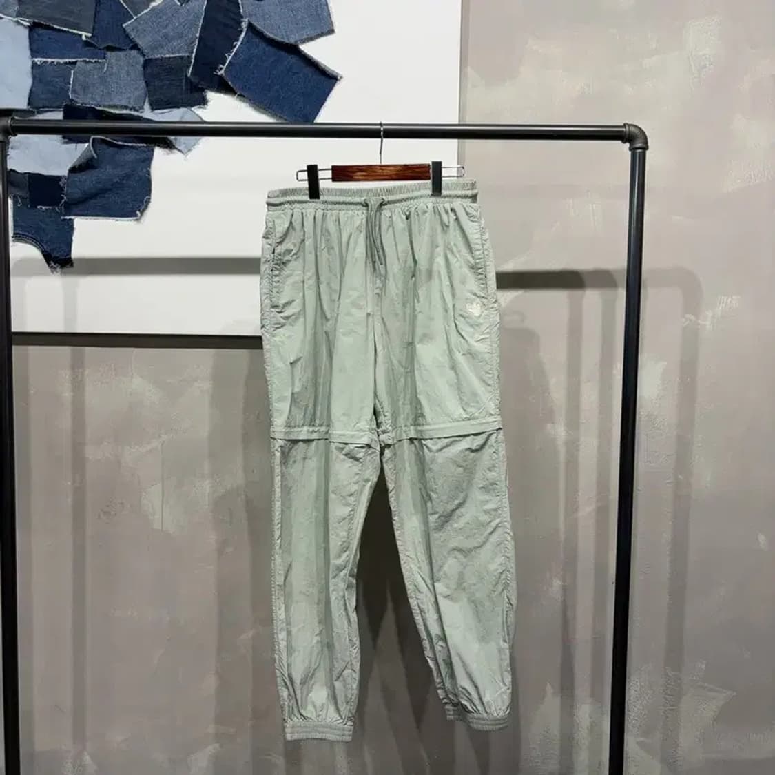(30~32인치) 골라 스트릿 캐주얼 우븐 조거팬츠 바지 상품이미지1