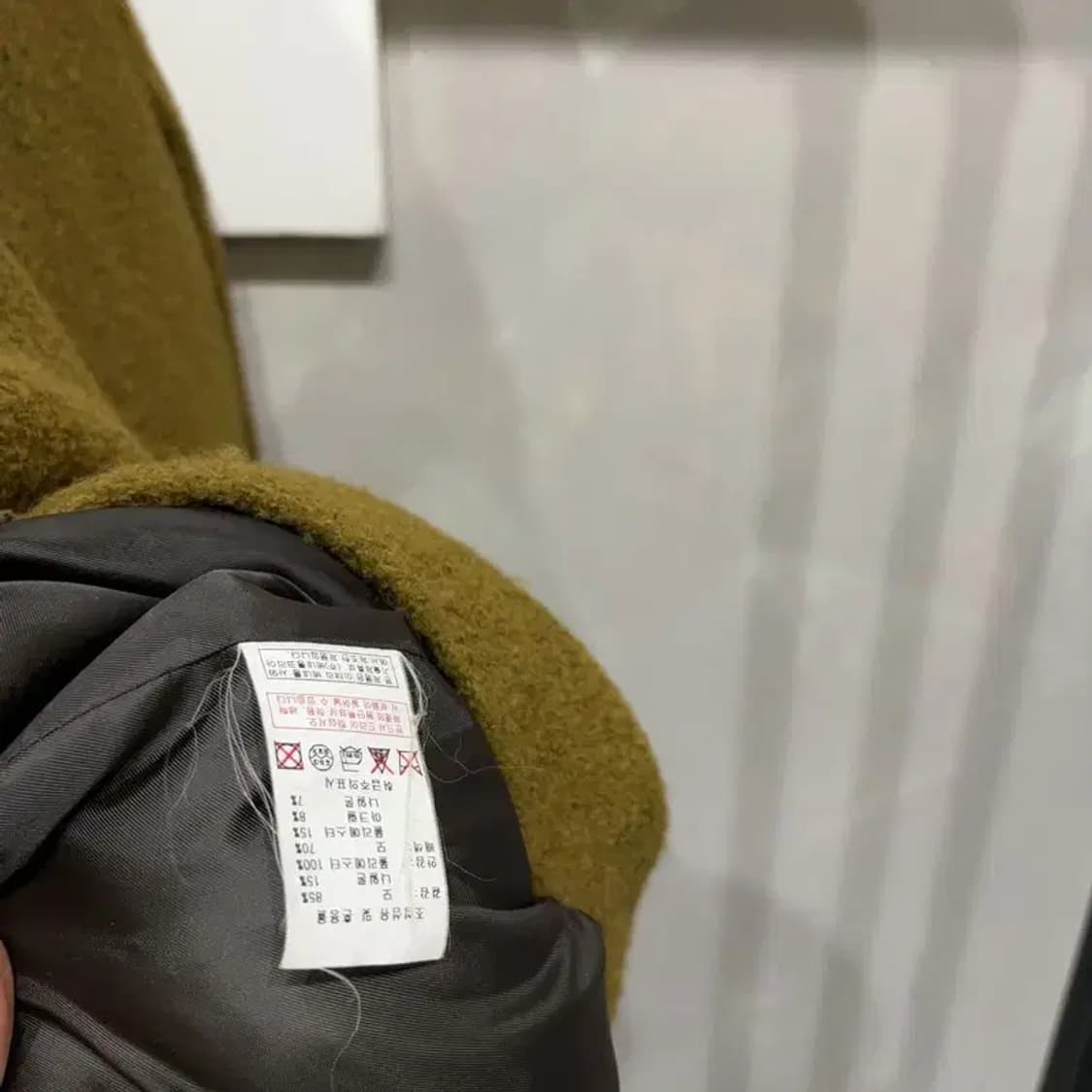 (90) 시슬리 여성 캐주얼 클래식 모직 코트 상품이미지4