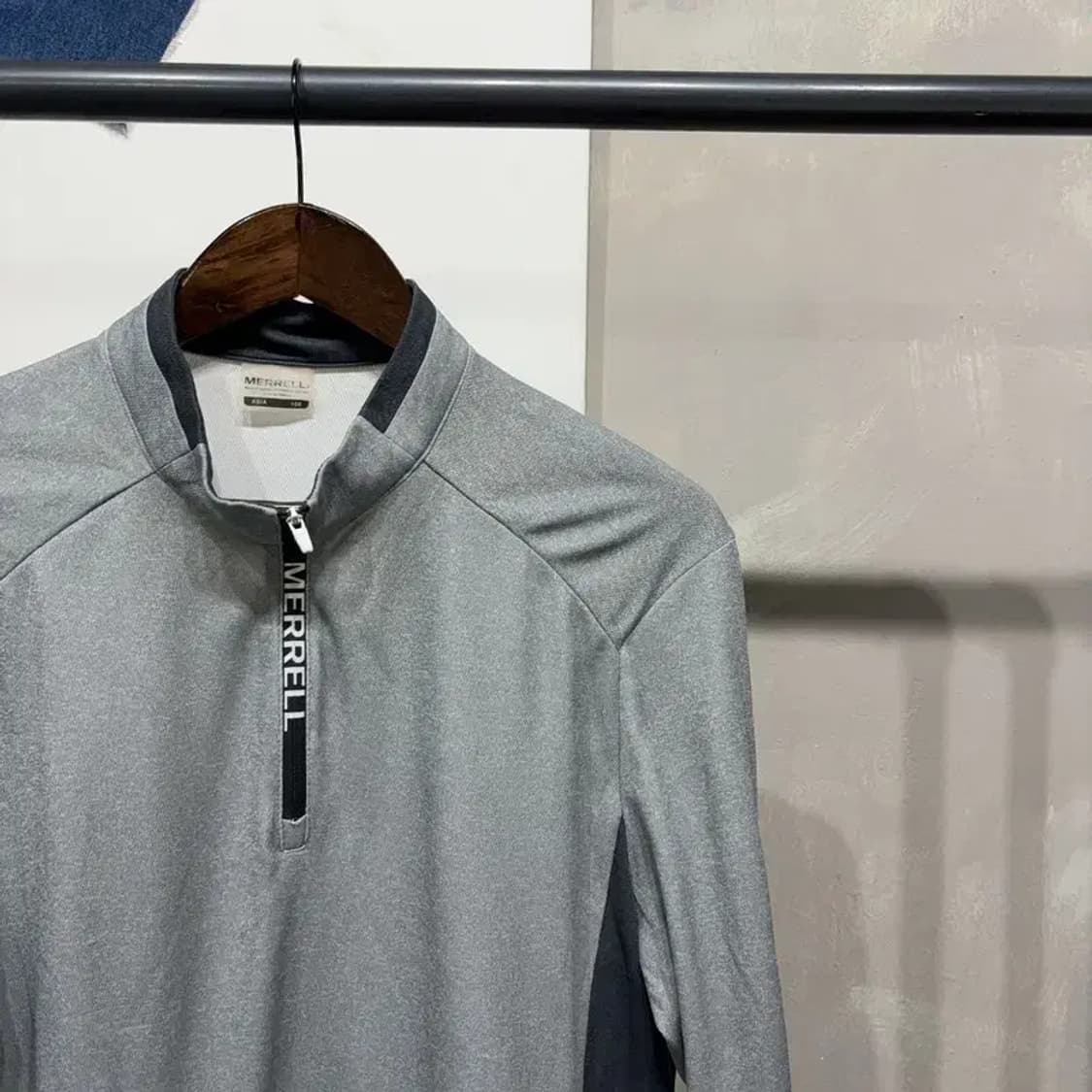 (100) 머렐 등산 아웃도어 기능성 반집업 긴팔티 상품이미지3