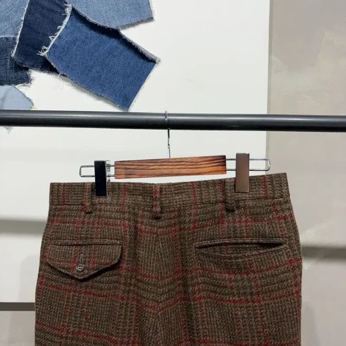 (30인치) 맥그리거 빈티지 체크 모직 슬랙스 바지 상품이미지4