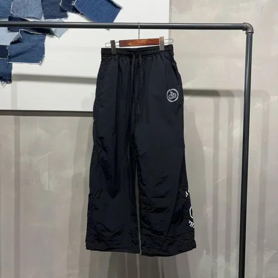 (24~26인치) 키르시 여성 스트릿 우븐 스트링팬츠 바지 상품이미지1