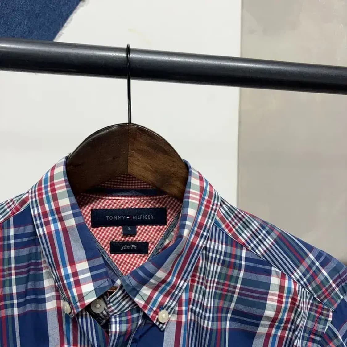 (90) 타미힐피거 캐주얼 빈티지 체크셔츠 남방 상품이미지4