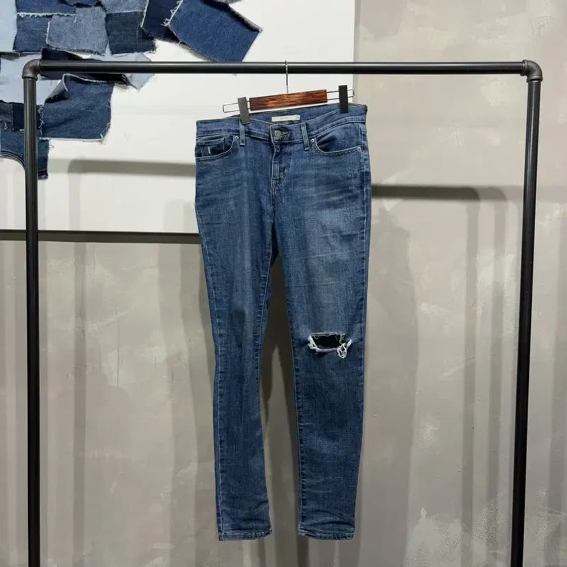 (29인치) 리바이스 711 여성 스키니 스판 청바지 상품이미지1