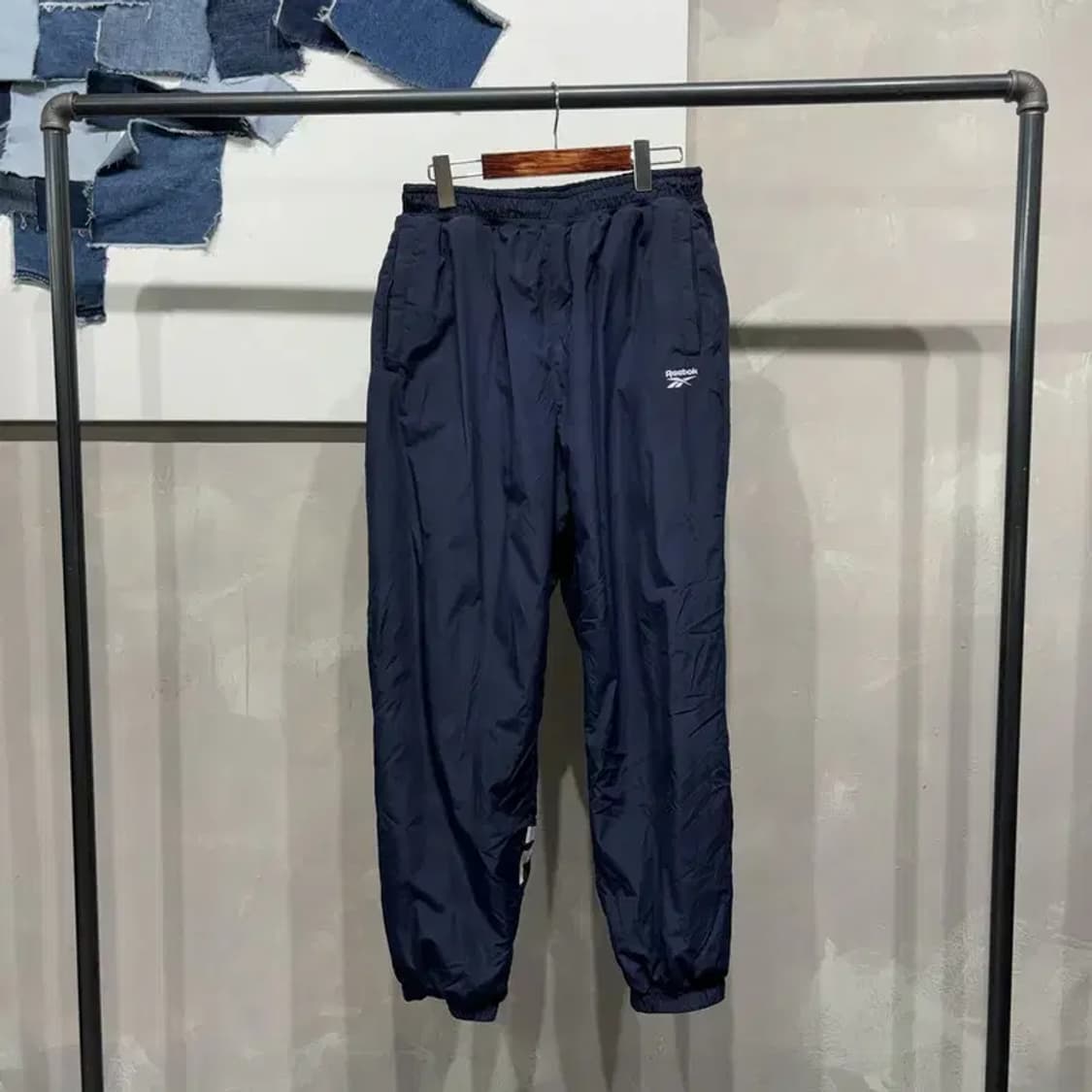 (32~34인치) 리복x커버낫 후리스 조거팬츠 바지 상품이미지1